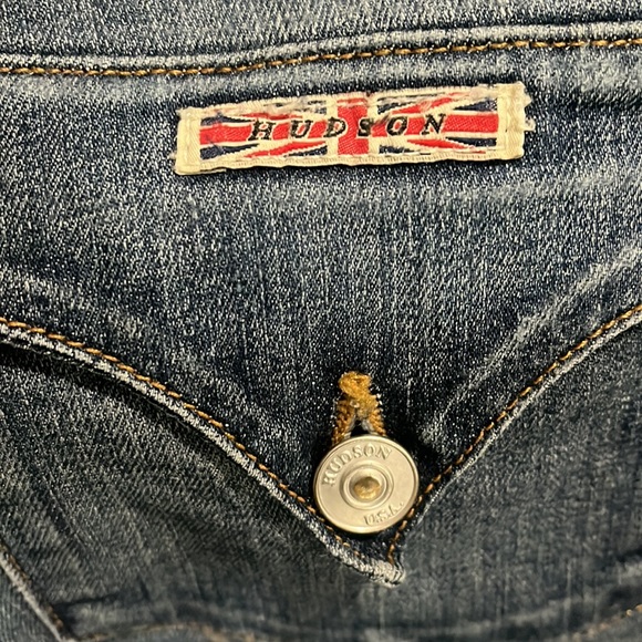 Hudson Jeans size 25 Bacara Crop Straight Cuffed - Picture 3 of 5